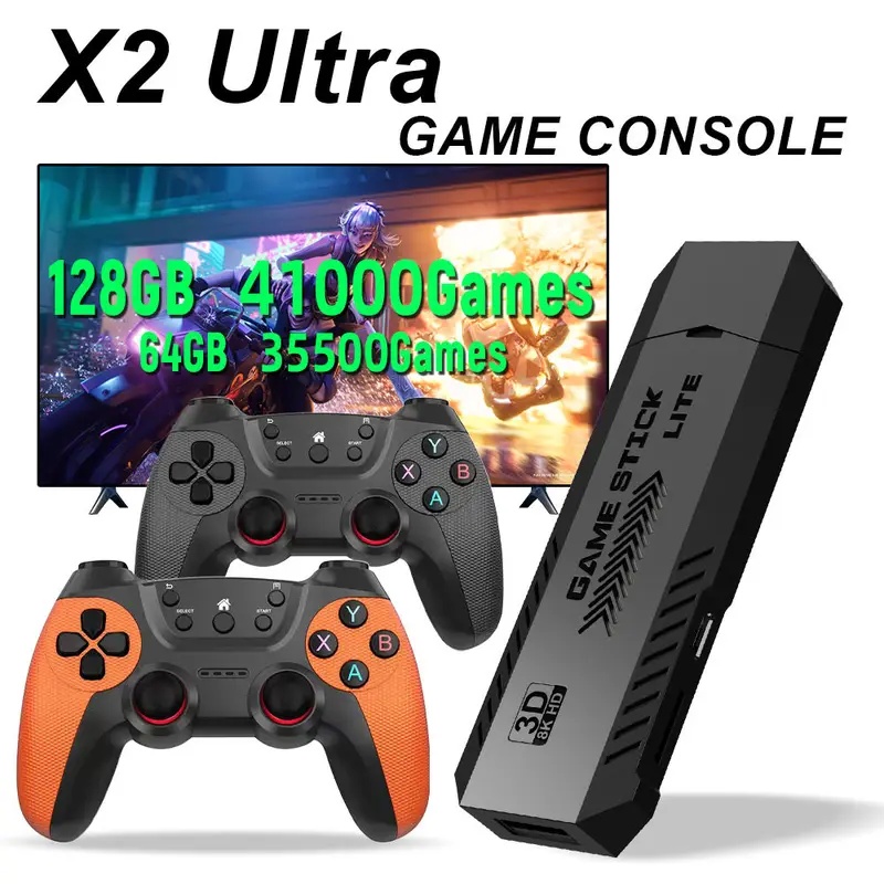 Retro Gaming Best Console - X2 Ultra Pro Retro Game Stick