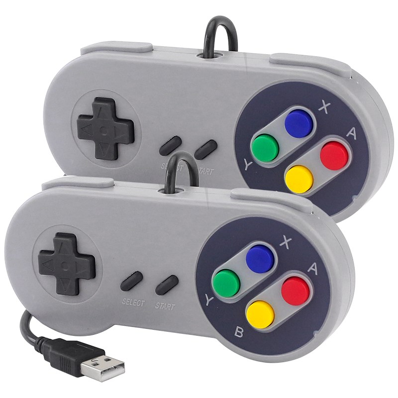Retro Gaming Raspberry Pi 5 - 2PCS USB Gamepad Gaming Joystick Game