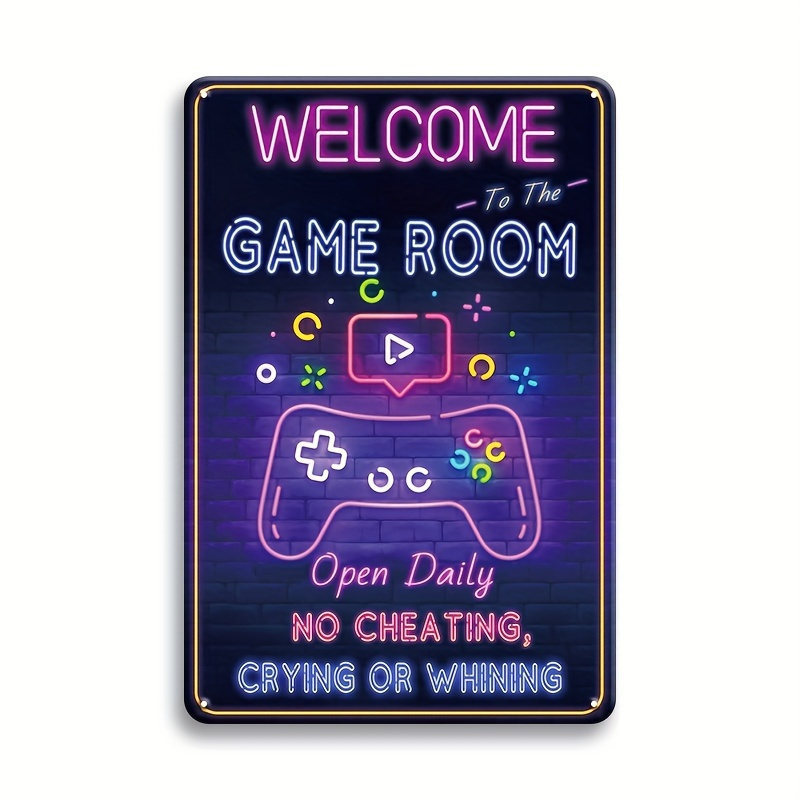 Game Retro Gaming - Welcome to the Game Room Metal