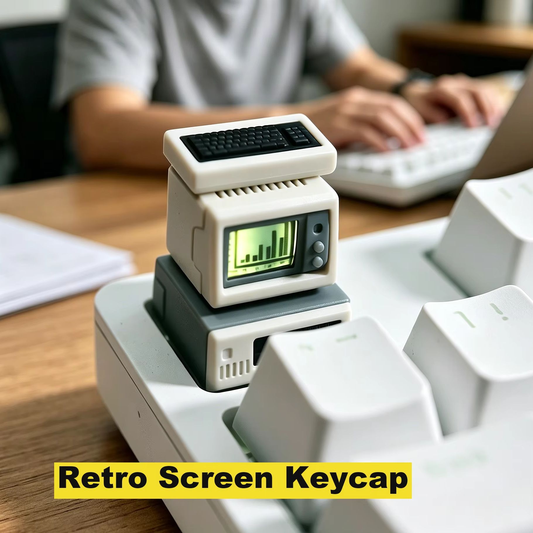 Retro Gaming Expo - Retro Computer Keycap Backlit Custom Computer