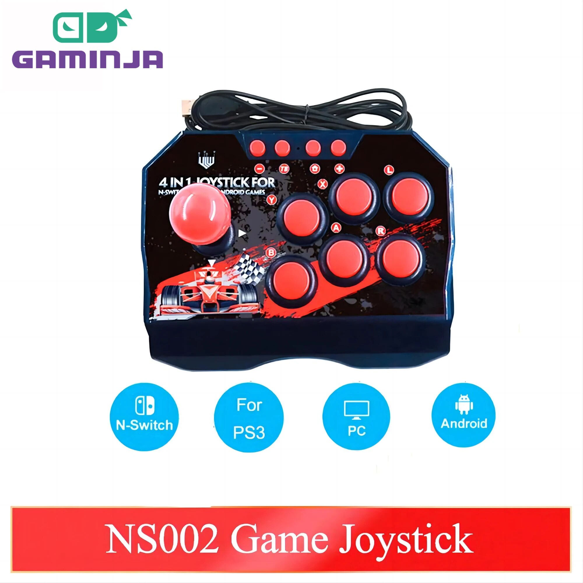 Retro Gaming Best Console - GAMINJA NS002 4 In 1 Retro