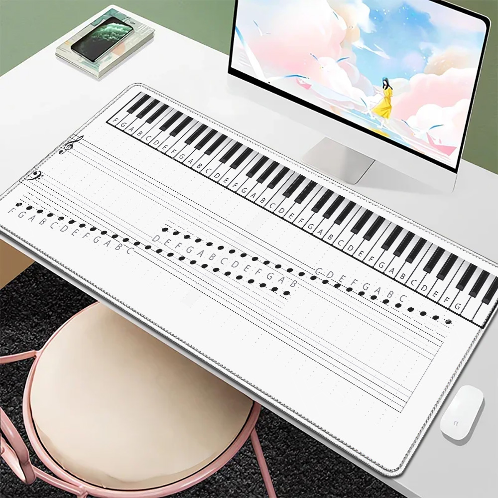 Retro Gaming Keyboard - Many Size Non-slip Rubber Desk Mat