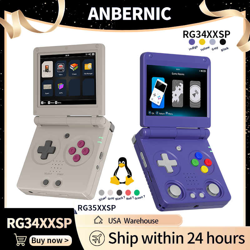 Anbernic RG34XXSP RG35XXSP Fli - Retro Gaming Best Console 评论和价格