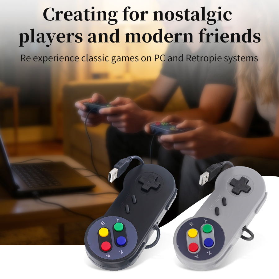 1-2 pcs SNES USB Controller Re - Retro Gaming Raspberry Pi 5 评论和价格