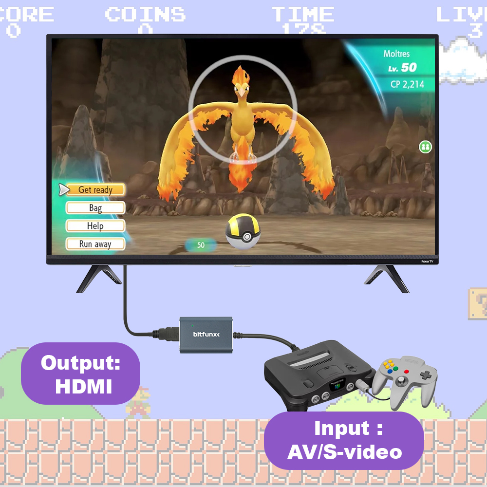 Bitfunx 720P Svideo / AV To HD - Retro Gaming Expo 评论和价格