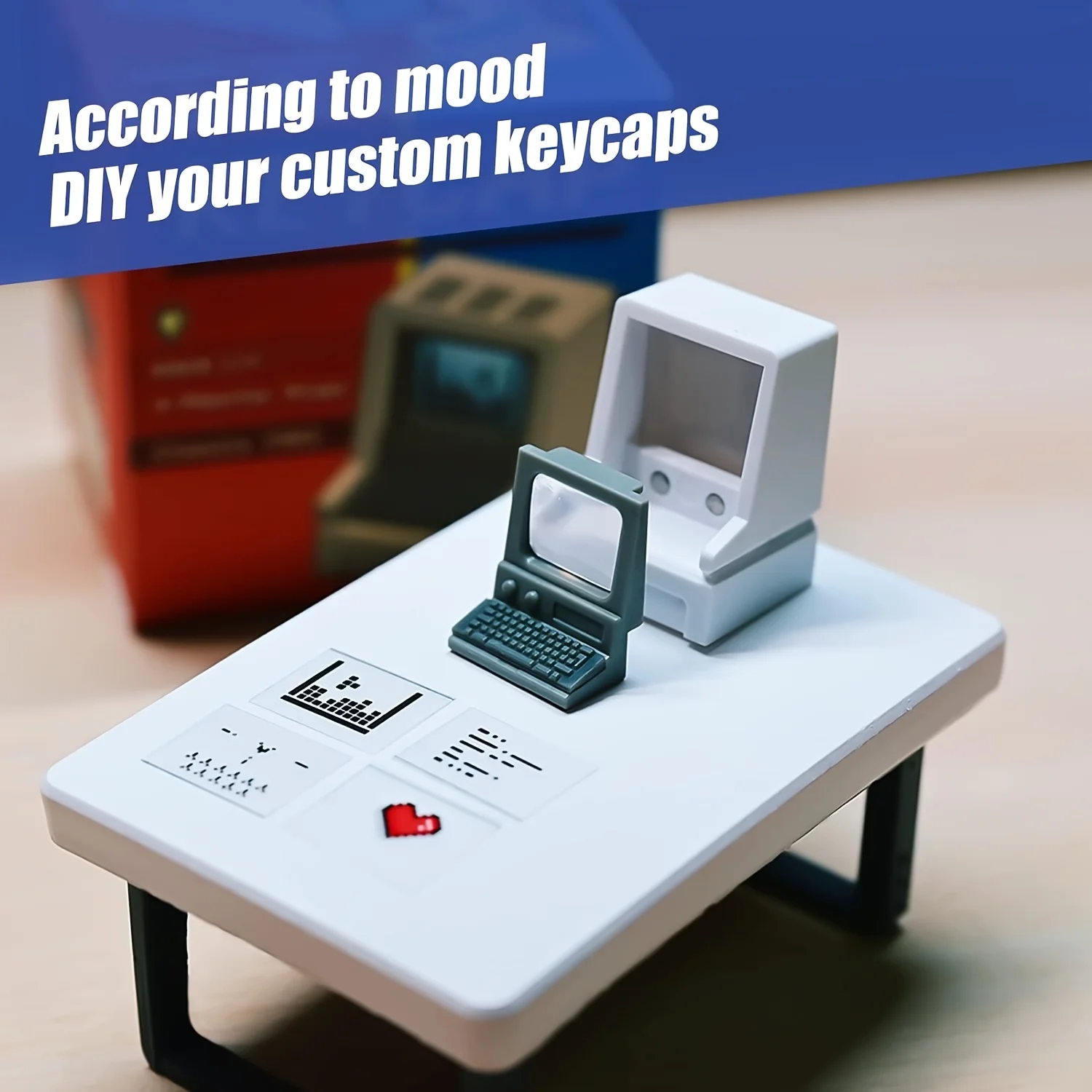 Retro Mac-Inspired Keycaps Dou - Retro Gaming Keyboard 评论和价格