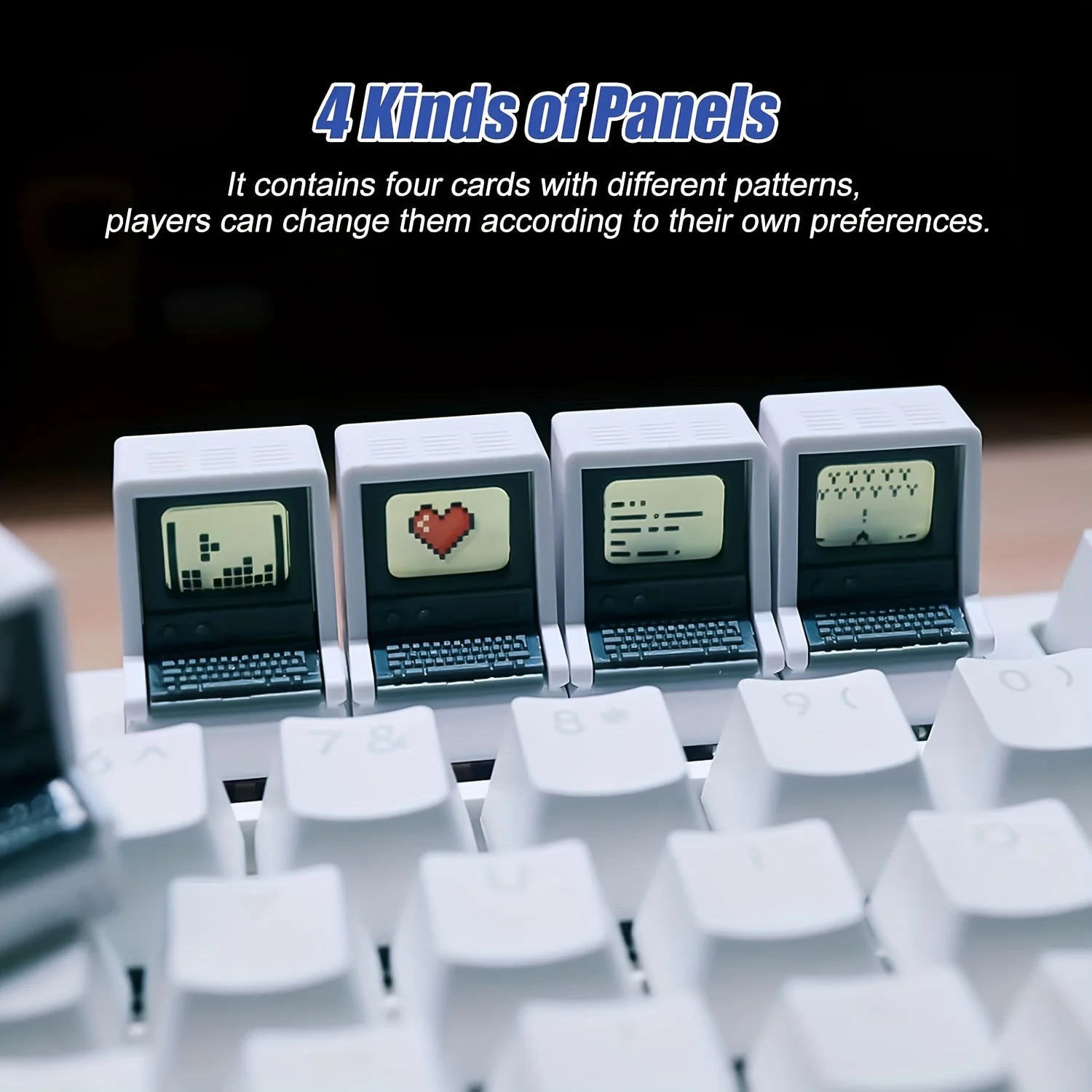 Retro Mac-Inspired Keycaps Dou - Retro Gaming Keyboard 评论和价格
