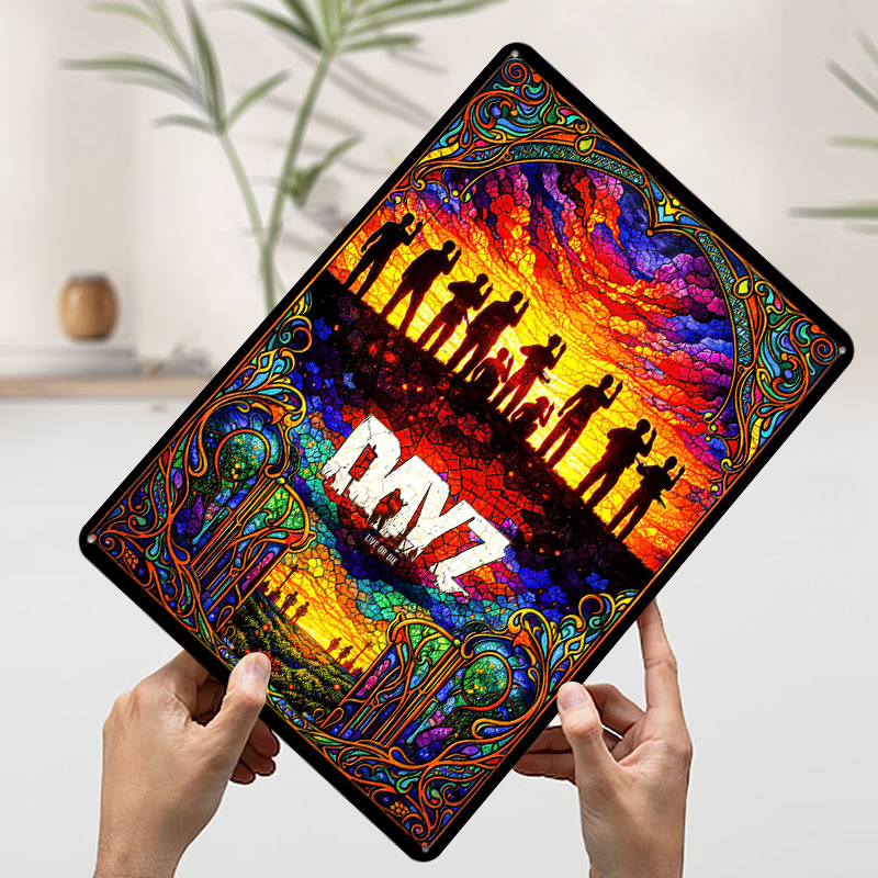 DayZ Stained Glass Tinplate Po - Retro Gaming Gadgets 评论和价格
