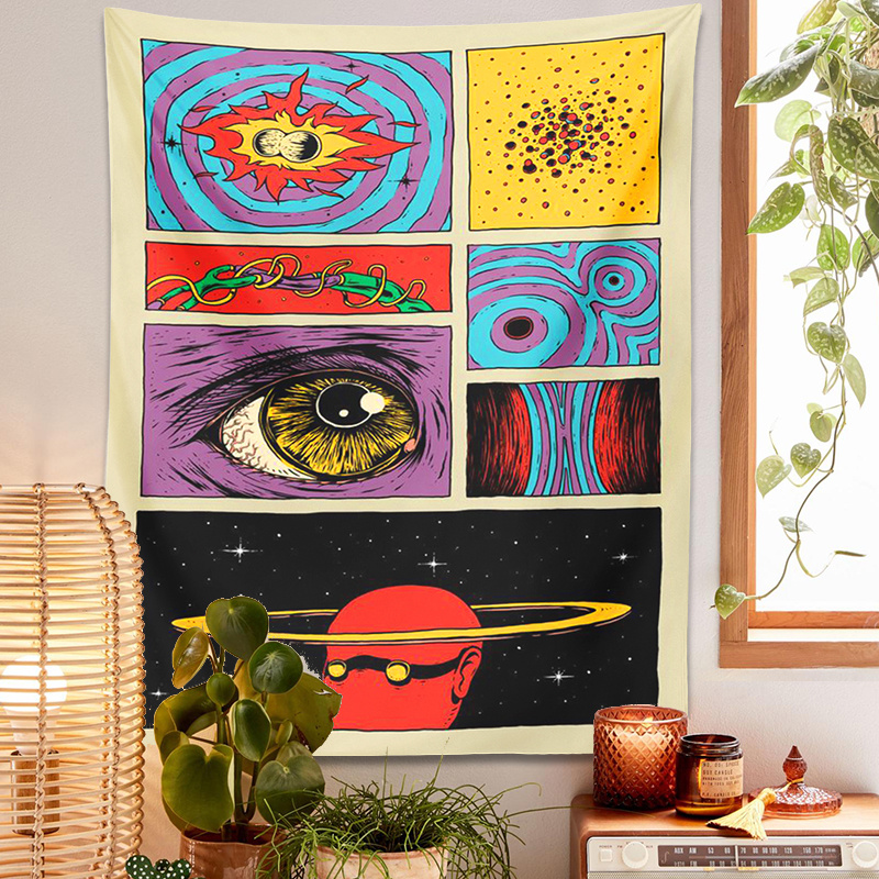 VIKAMA Psychedelic Collage Art - Retro Gaming Gadgets 评论和价格
