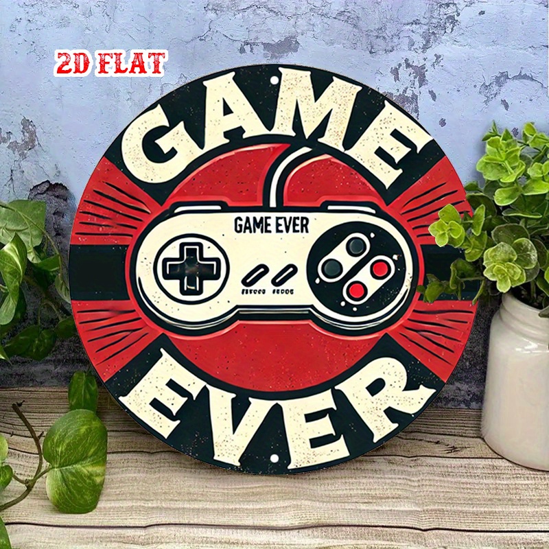 2D Flat 1pc Retro Gaming Round - Game Retro Gaming 评论和价格