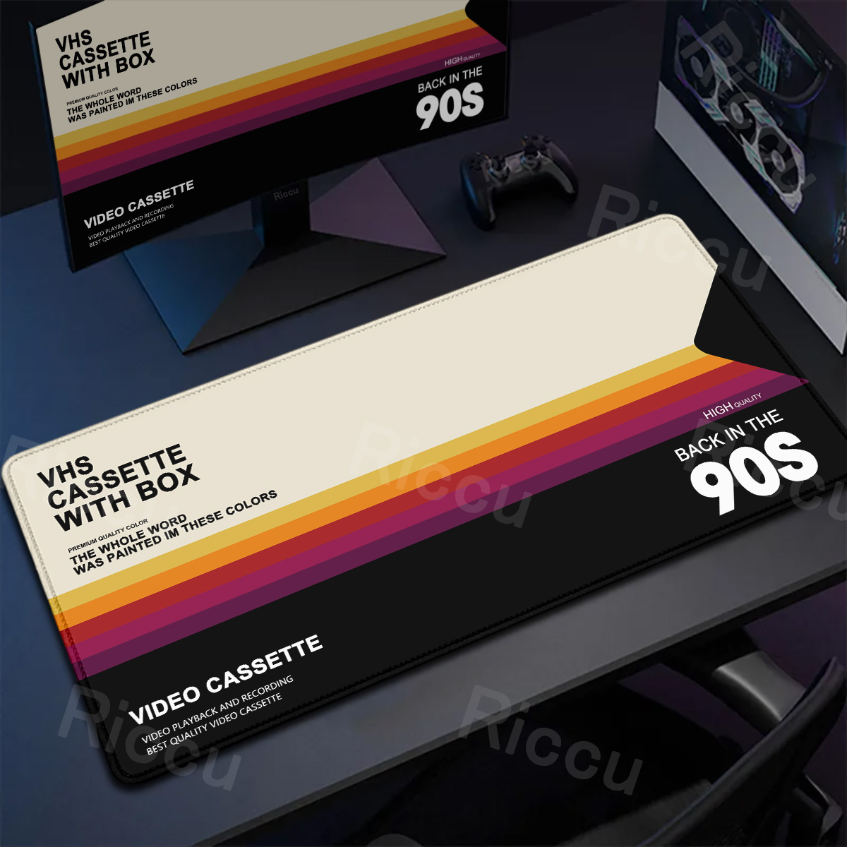 Retro VHS Style Mouse Pad Xxl  - Retro Gaming Keyboard 评论和价格