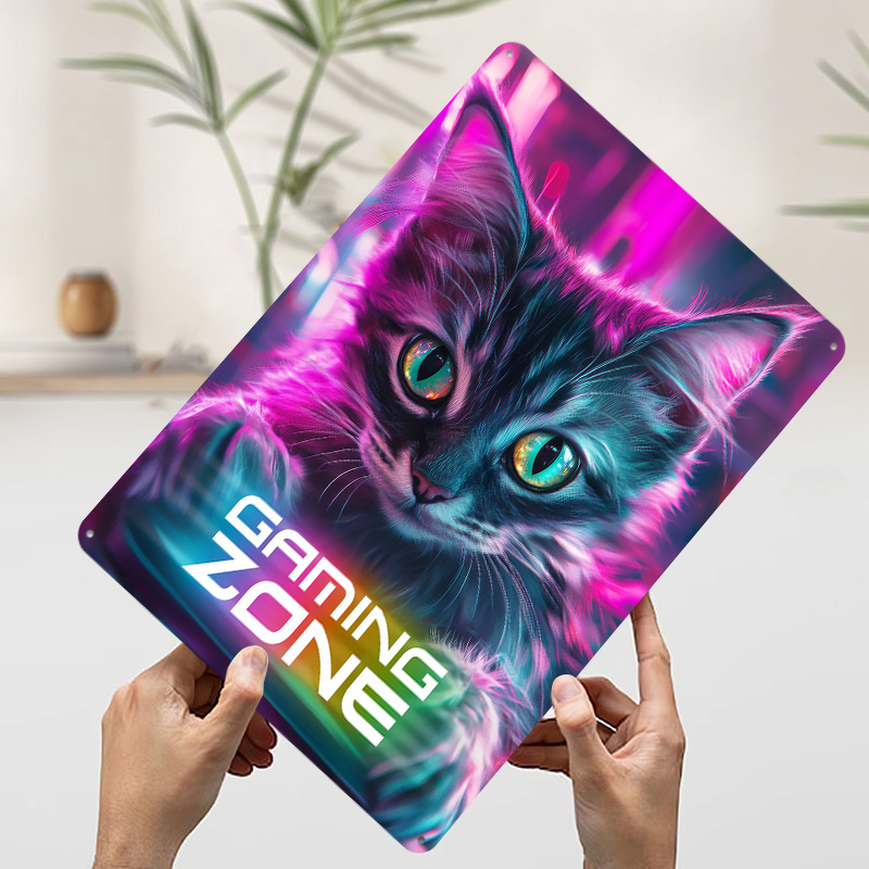 Gamer Cat - Gaming Zone Printe - Retro Gaming Zone 评论和价格