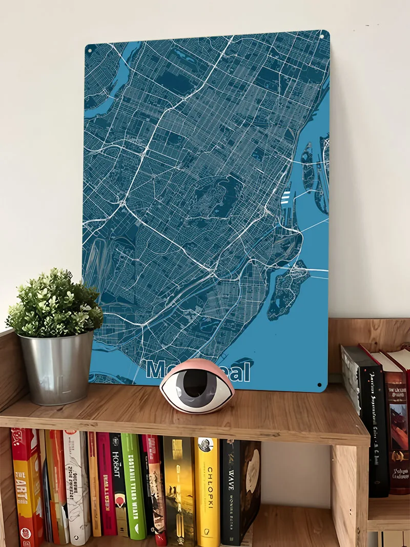 Montreal City Map Poster Map M - Retro Gaming Montreal 评论和价格