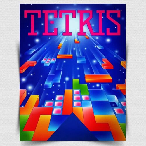 TETRIS METAL SIGN PLAQUE - Ret - Retro Gaming Style 评论和价格
