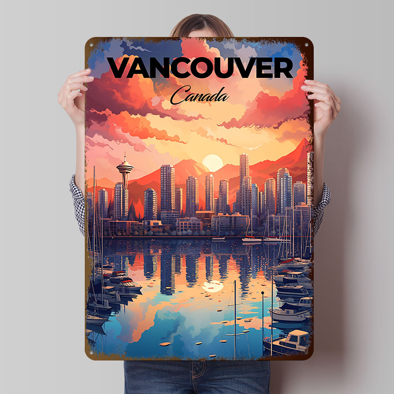 Vancouver Travel Print Printin - Retro Gaming Vancouver 评论和价格