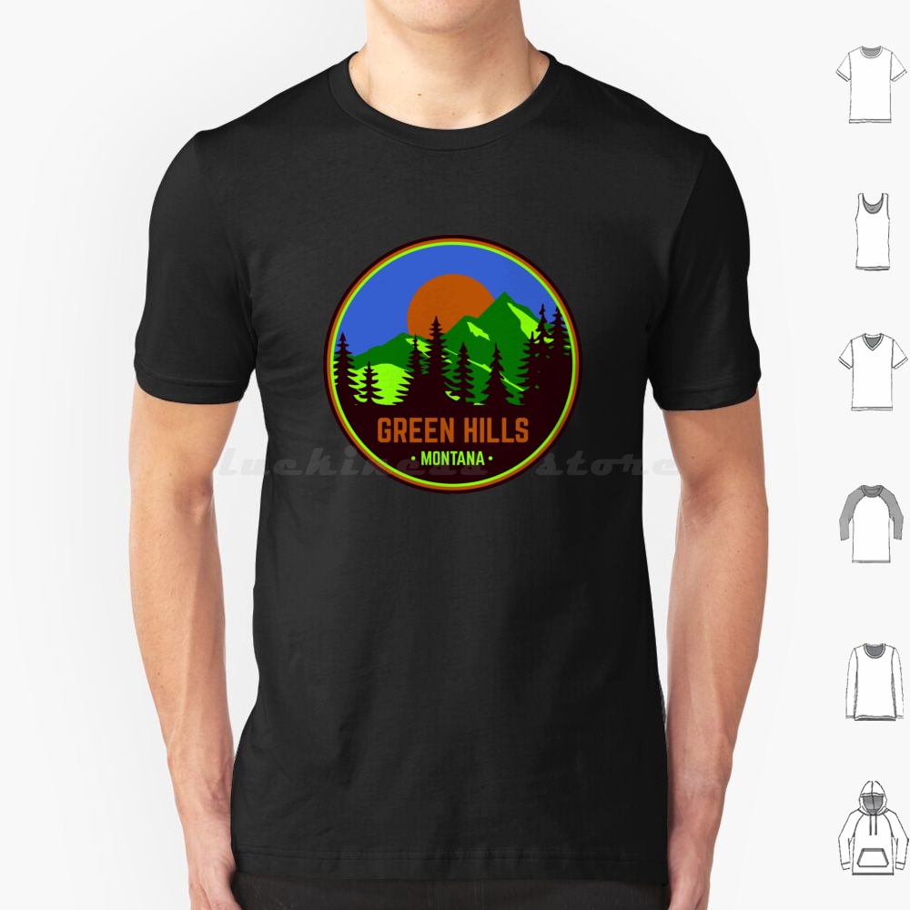 Green Hills Montana T Shirt 6x - Retro Gaming Zone 评论和价格