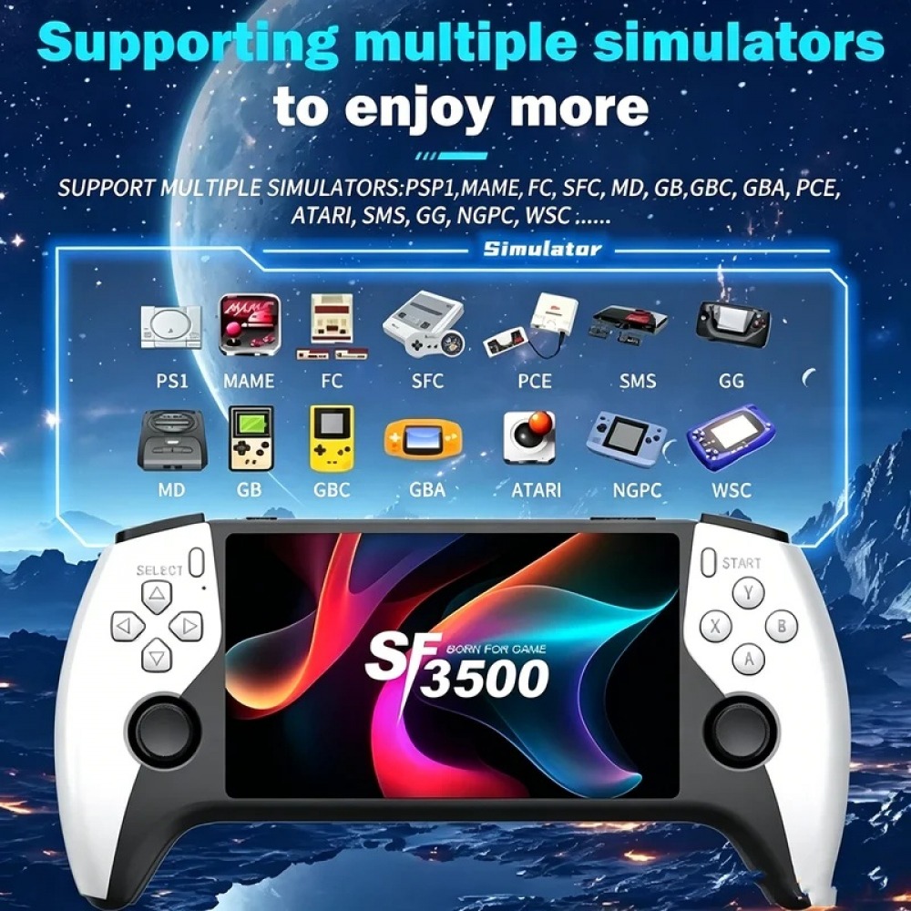 SF3500 5 inch Handheld Game Co - Retro Gaming Gadgets 评论和价格